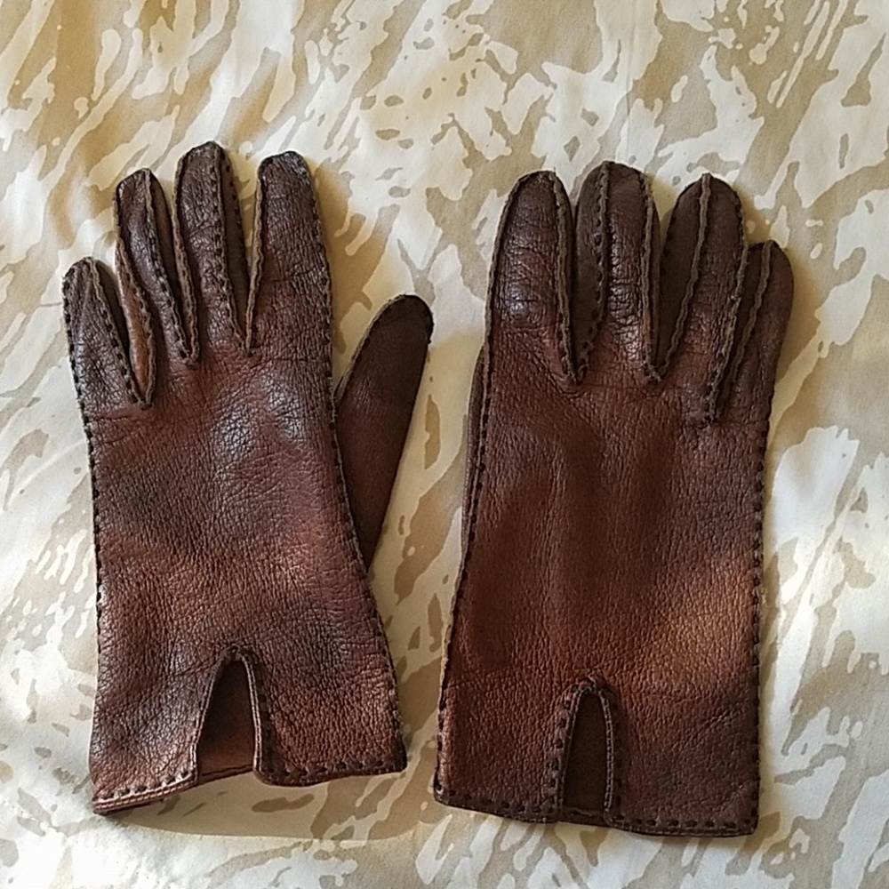 Vintage Leather Gloves